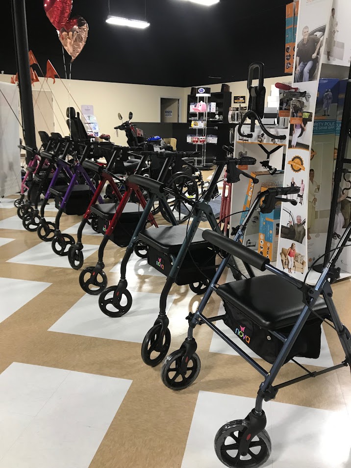 Walker for elderly display