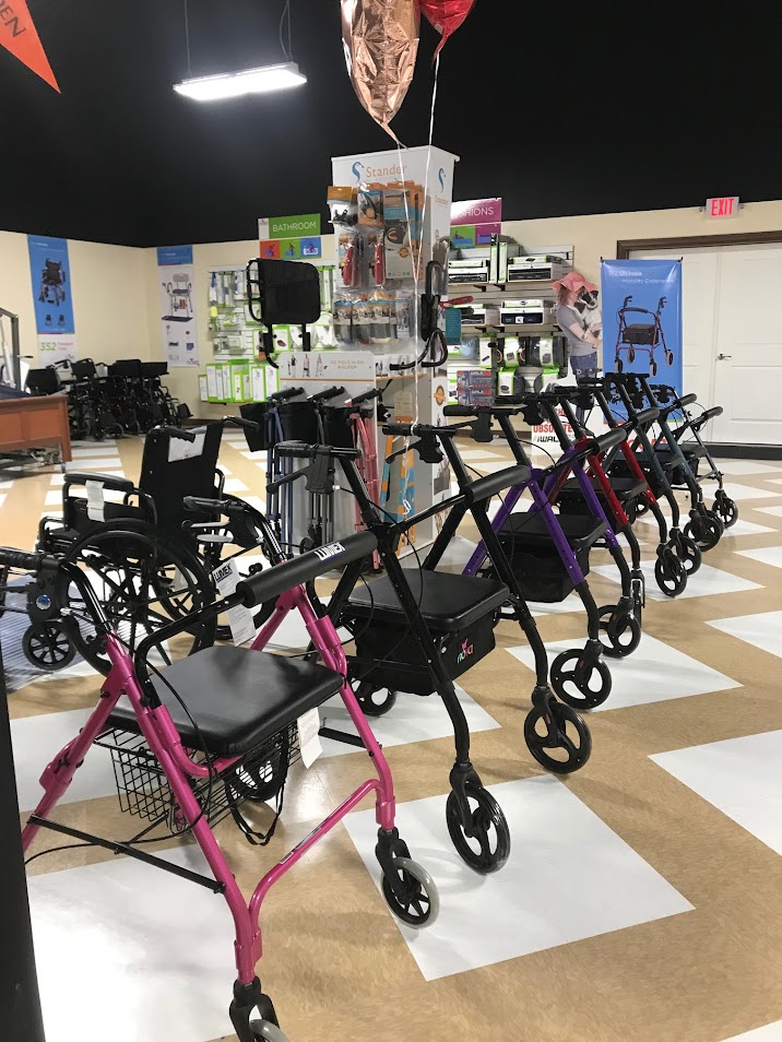 Walker for elderly display